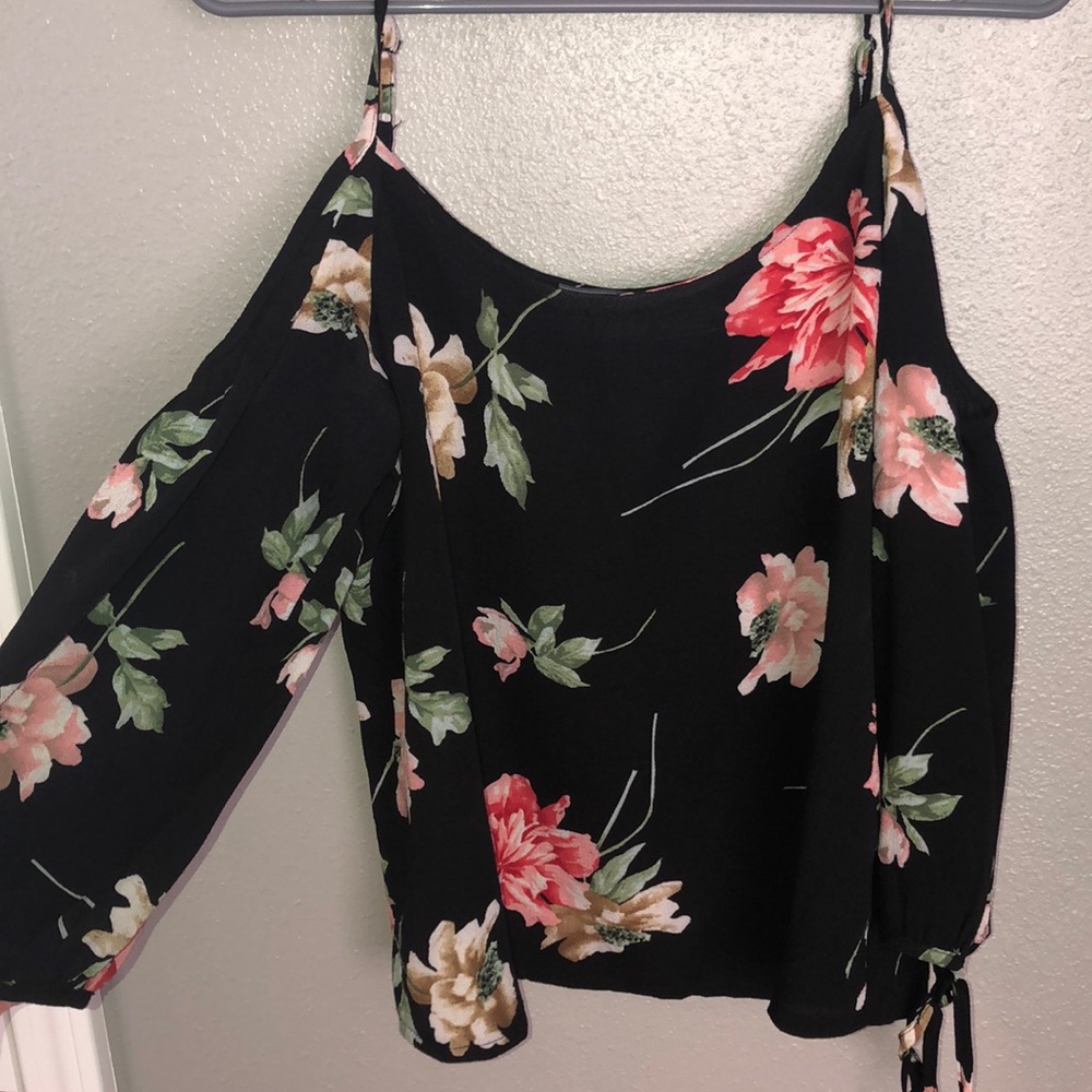Flower print top